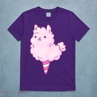 Llama Cotton Candy T-Shirt thumb 5