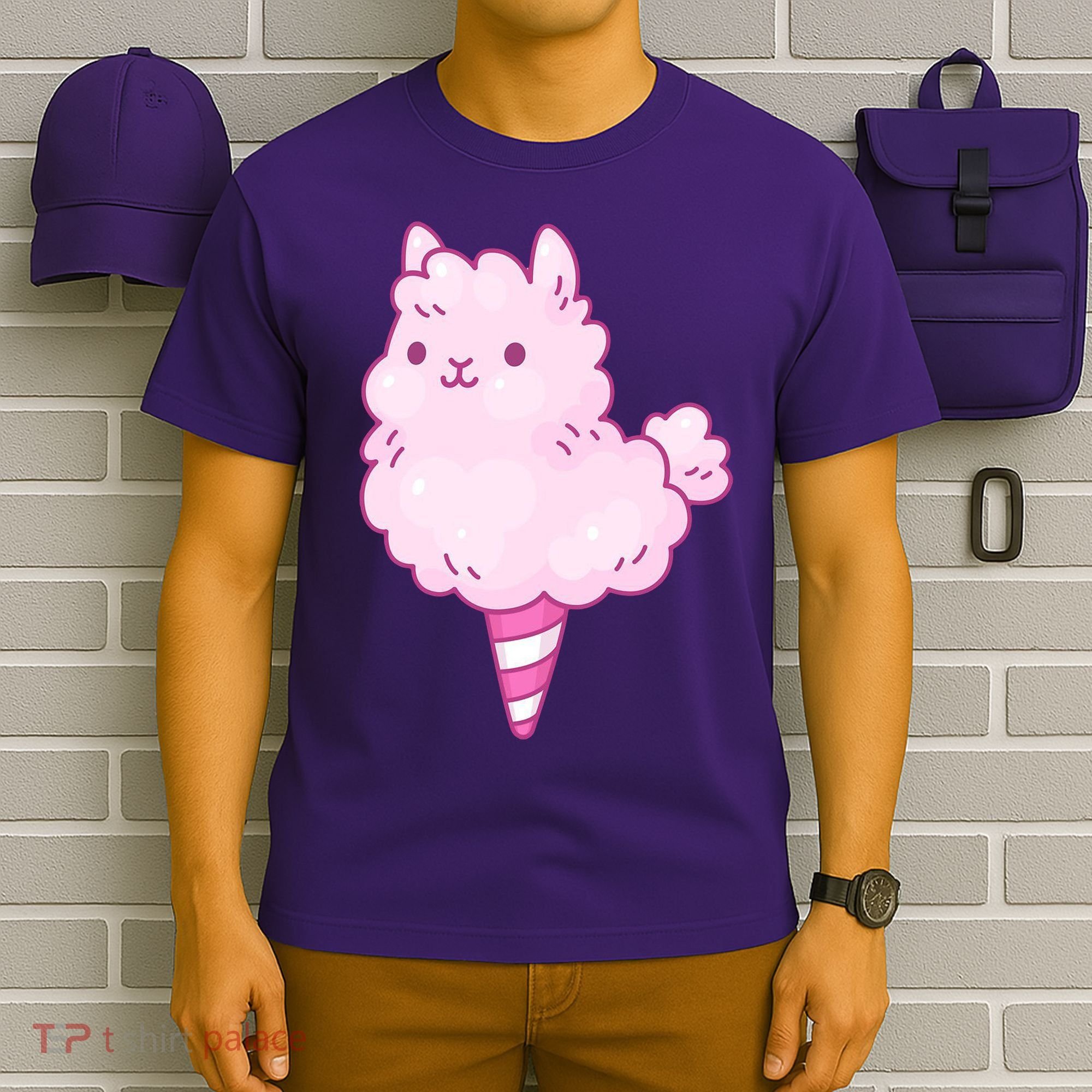Llama Cotton Candy T-Shirt
