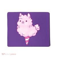 Llama Cotton Candy Mousepad thumb 0