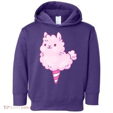 Llama Cotton Candy Toddler Hoodie
