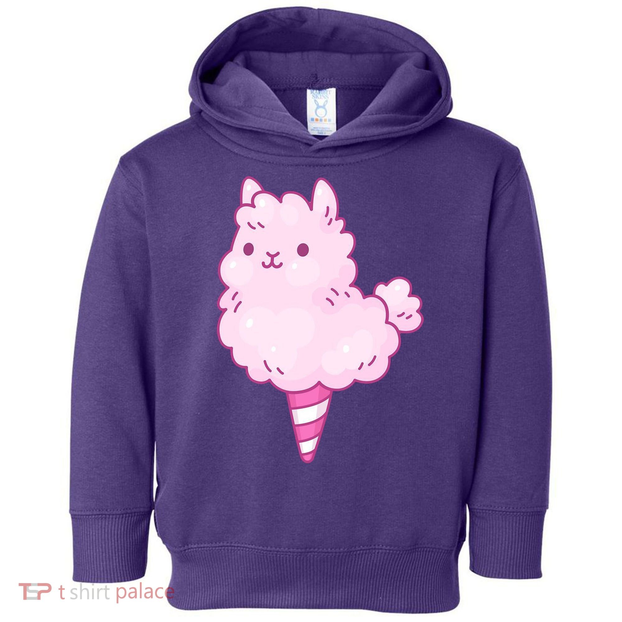 Llama Cotton Candy Toddler Hoodie