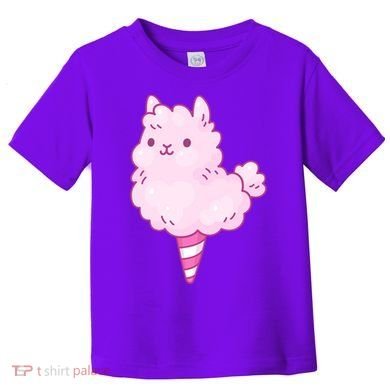 Llama Cotton Candy Toddler T-Shirt