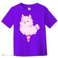 Llama Cotton Candy Toddler T-Shirt thumb 0