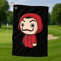 La Casa De Papel Heist Golf Towel thumb 1