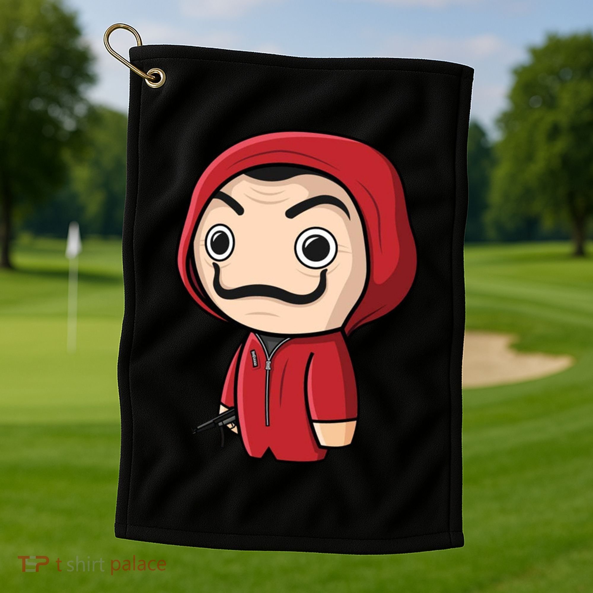 La Casa De Papel Heist Golf Towel