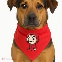 La Casa De Papel Heist USA-Made Doggie Bandana thumb 1