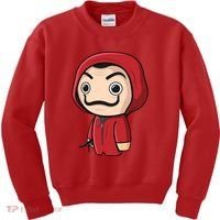 La Casa De Papel Heist Kids Sweatshirt thumb 0