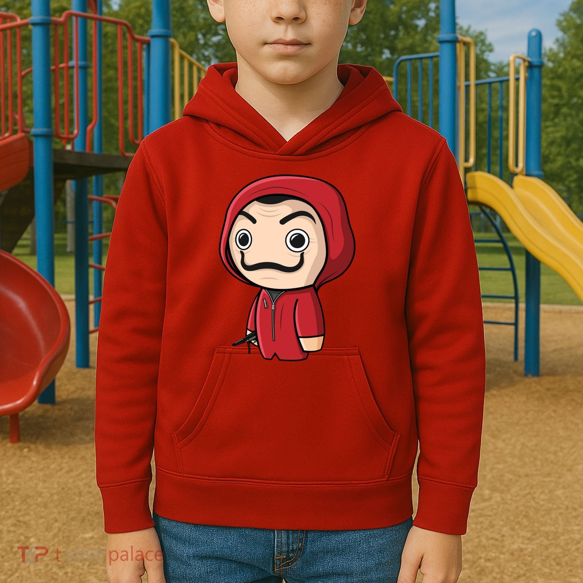 La Casa De Papel Heist Kids Hoodie