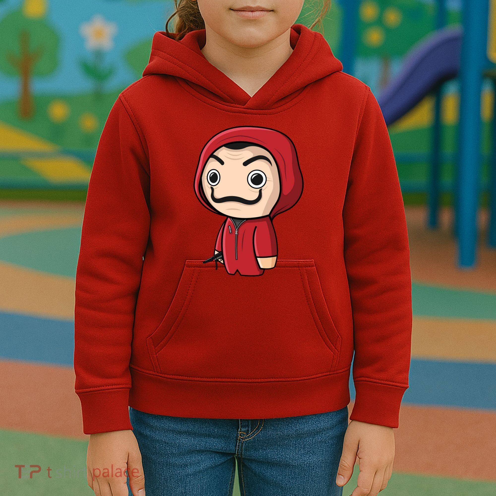 La Casa De Papel Heist Kids Hoodie