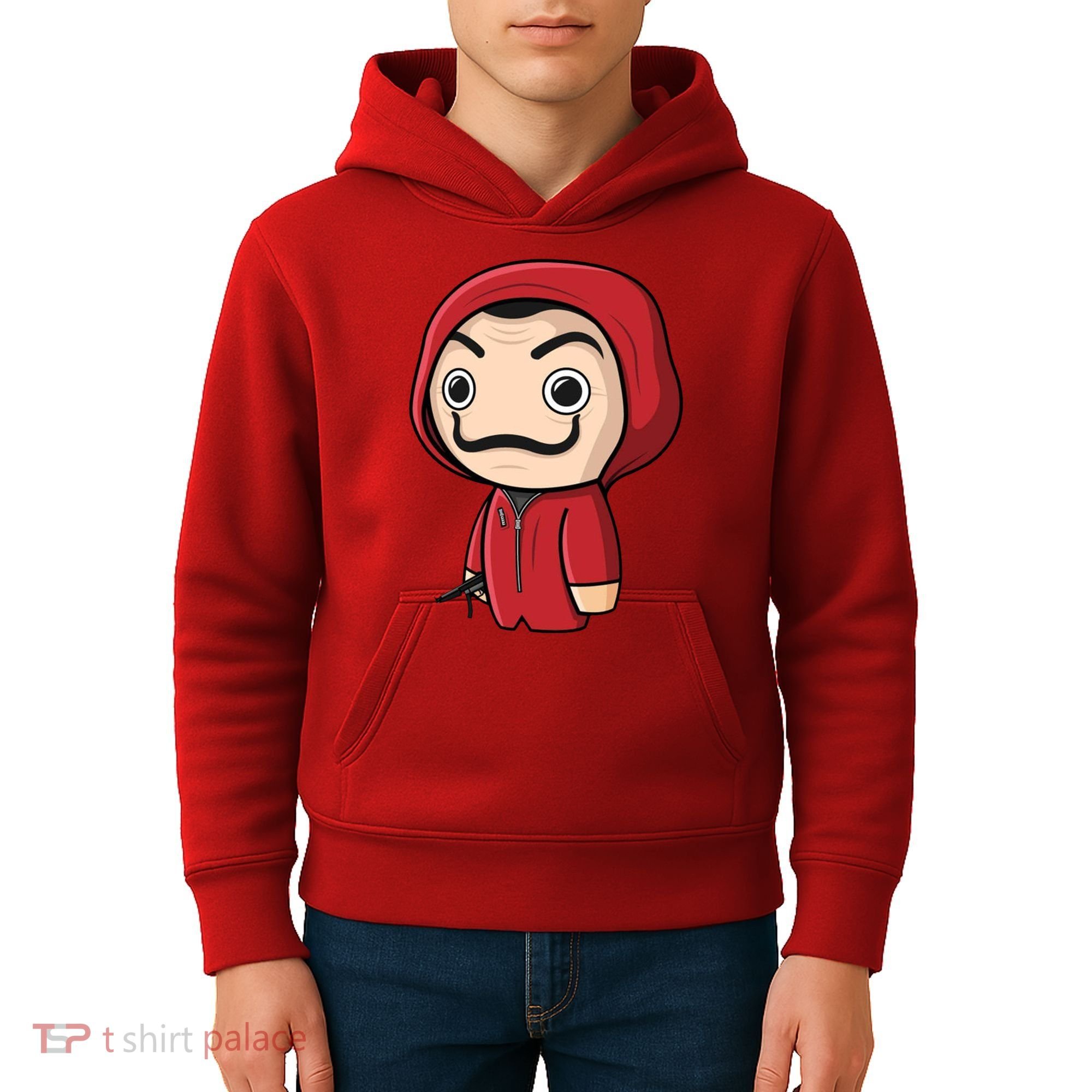 La Casa De Papel Heist Kids Hoodie