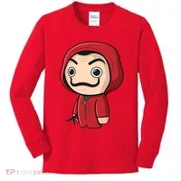 La Casa De Papel Heist Kids Long Sleeve Shirt thumb 0