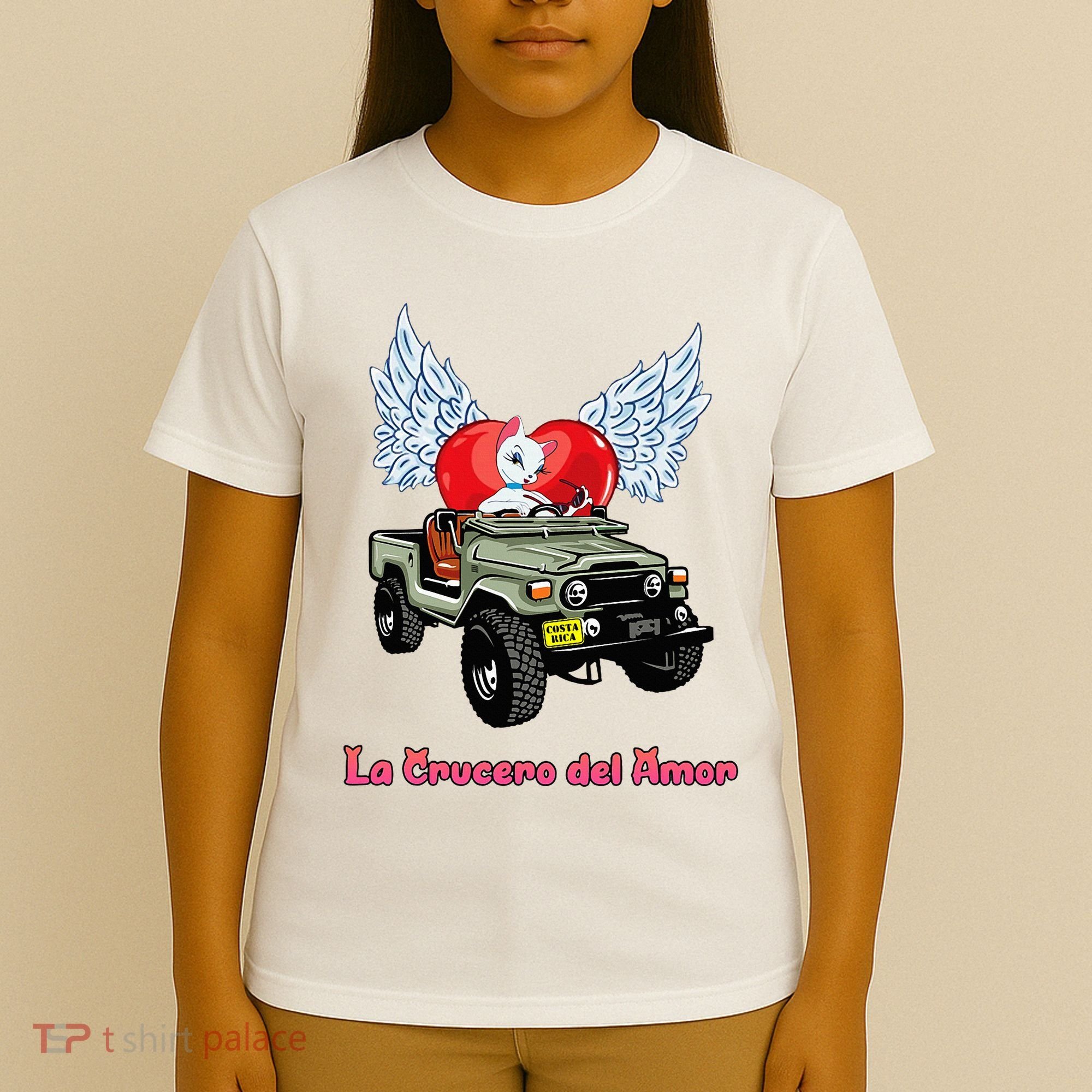 La Crucero Del Amor Costa Rica Kitten Cat Pretty Cruiser T-Shirt