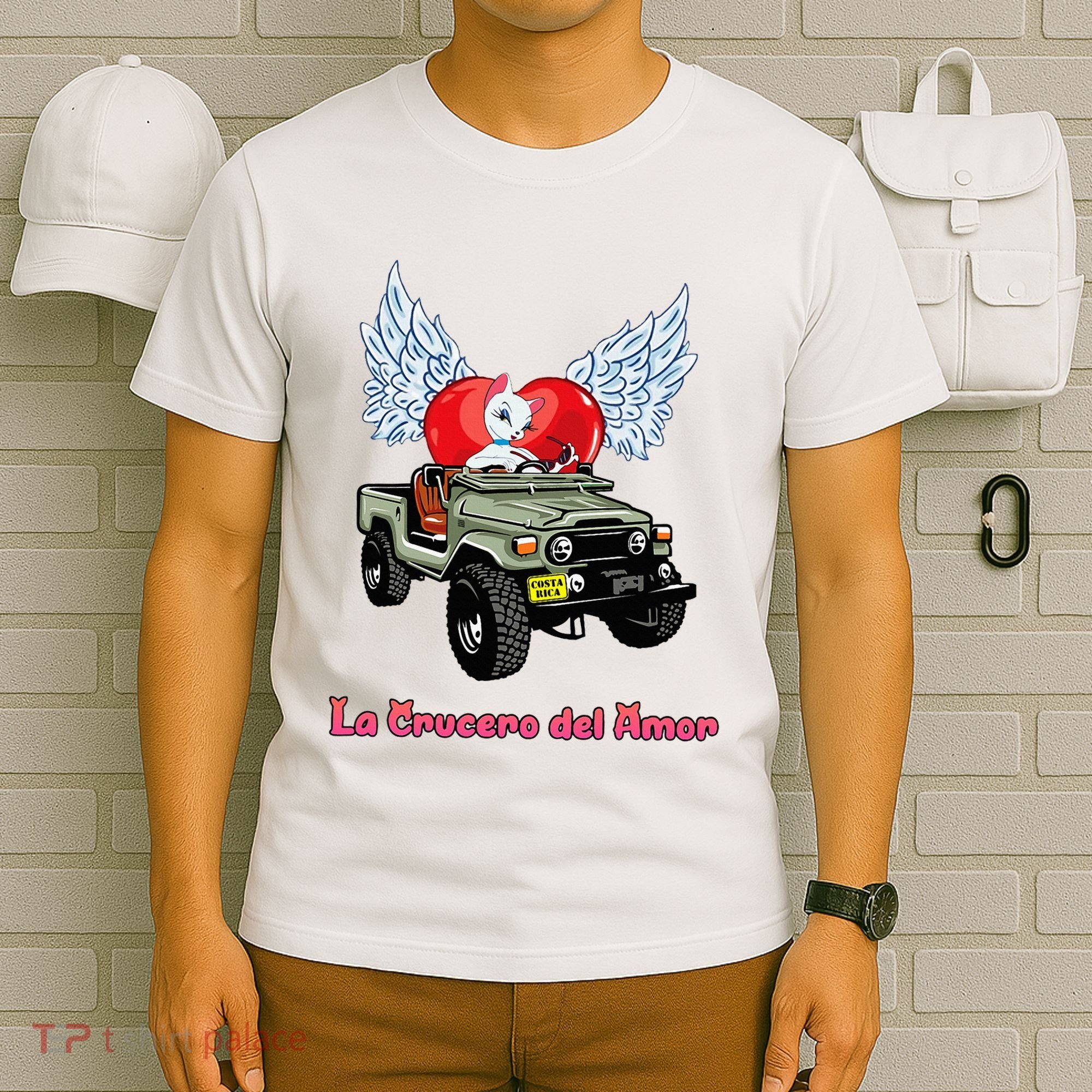 La Crucero Del Amor Costa Rica Kitten Cat Pretty Cruiser T-Shirt