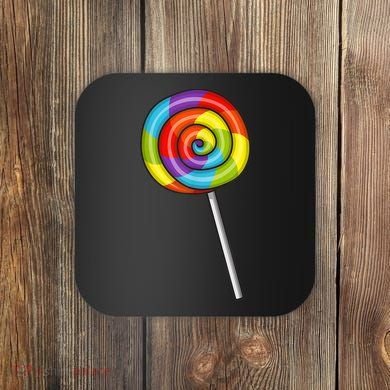 lollipop candy Design for a lollipop lover Coaster
