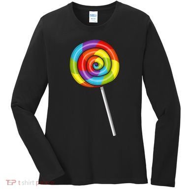 lollipop candy Design for a lollipop lover Women's Long Sleeve Shirt