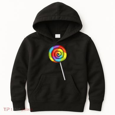 lollipop candy Design for a lollipop lover Kids Hoodie