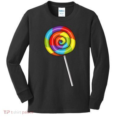 lollipop candy Design for a lollipop lover Kids Long Sleeve Shirt