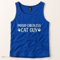 Less Cat Dudes S Cat Dad Proud Less Cat Guy Cool Gift Tank Top thumb 2