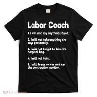 Labor Coach Expecting Dad Rules Papa Funny Baby T-Shirt thumb 0