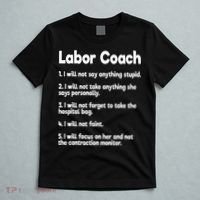 Labor Coach Expecting Dad Rules Papa Funny Baby T-Shirt thumb 5