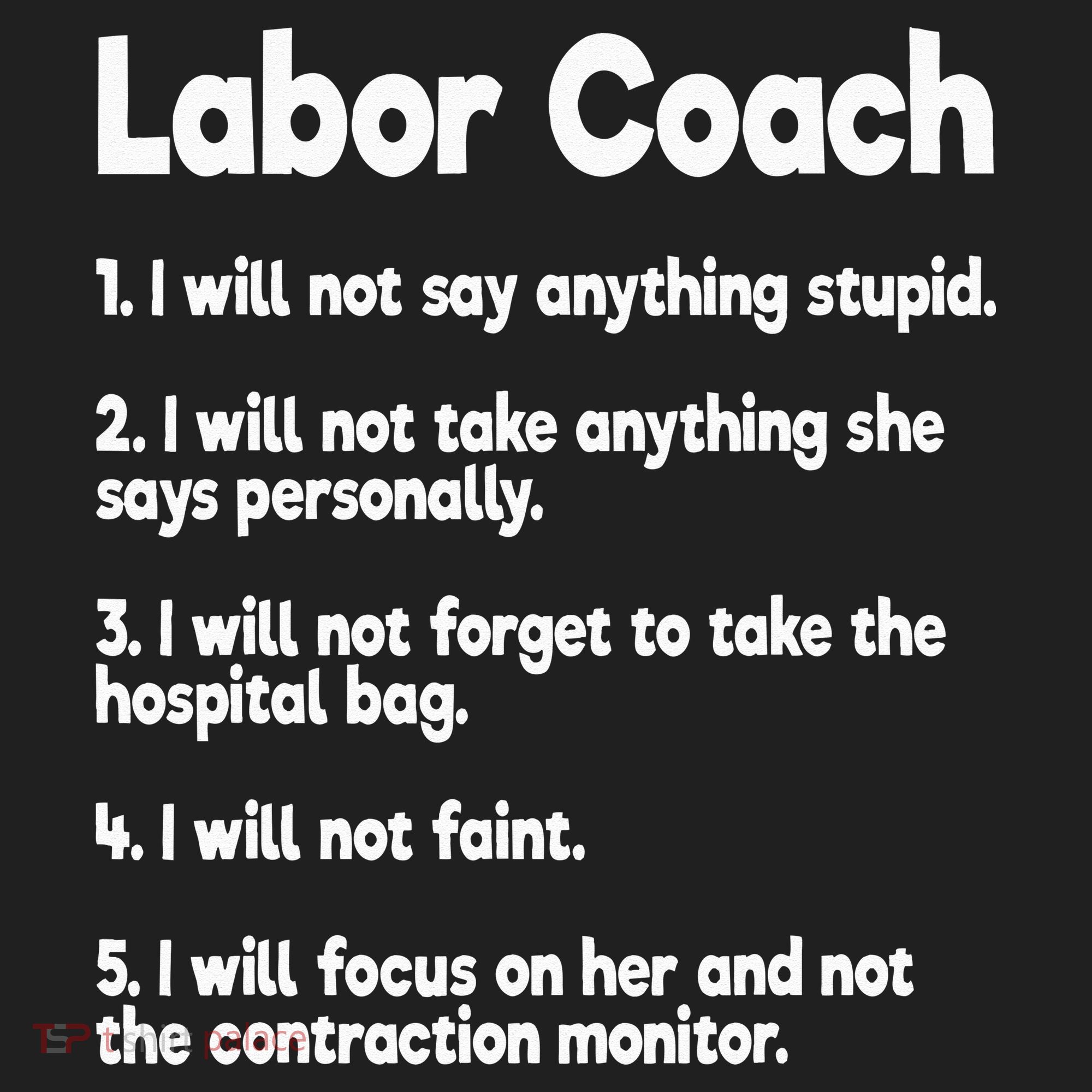 Labor Coach Expecting Dad Rules Papa Funny Baby Beanie