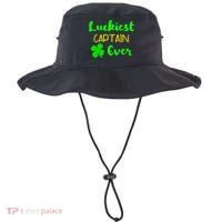 Luckiest Captain Ever St Patrick's Day Irish Boat Boating Cute Gift Bucket Hat thumb 0