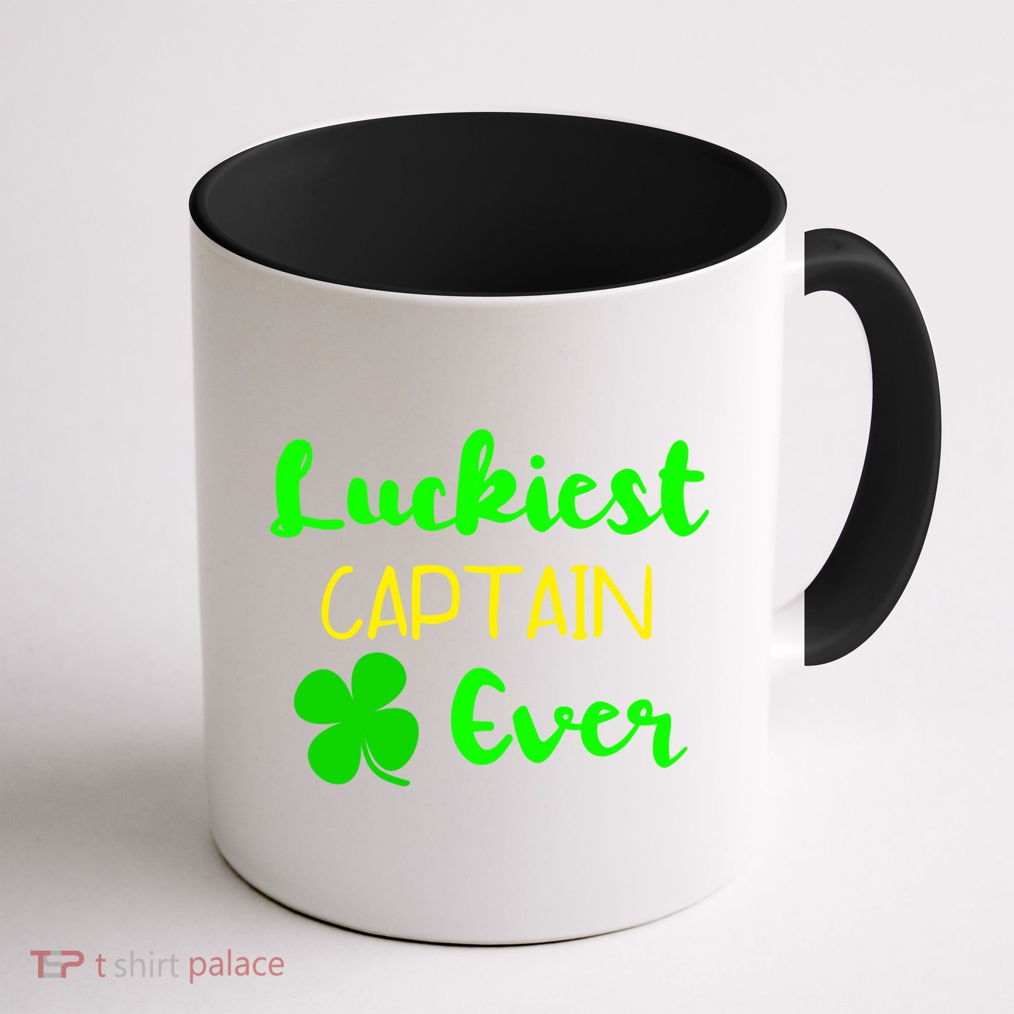 Luckiest Captain Ever St Patrick's Day Irish Boat Boating Cute Gift Coffee Mug