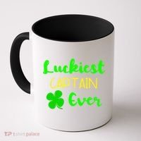 Luckiest Captain Ever St Patrick's Day Irish Boat Boating Cute Gift Coffee Mug thumb 0