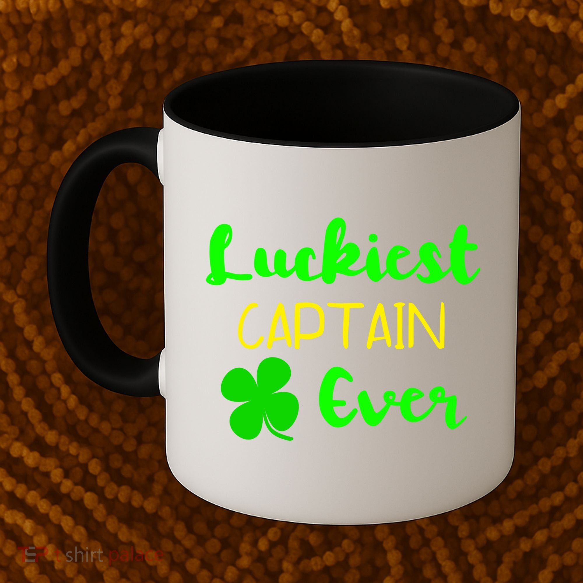 Luckiest Captain Ever St Patrick's Day Irish Boat Boating Cute Gift Coffee Mug