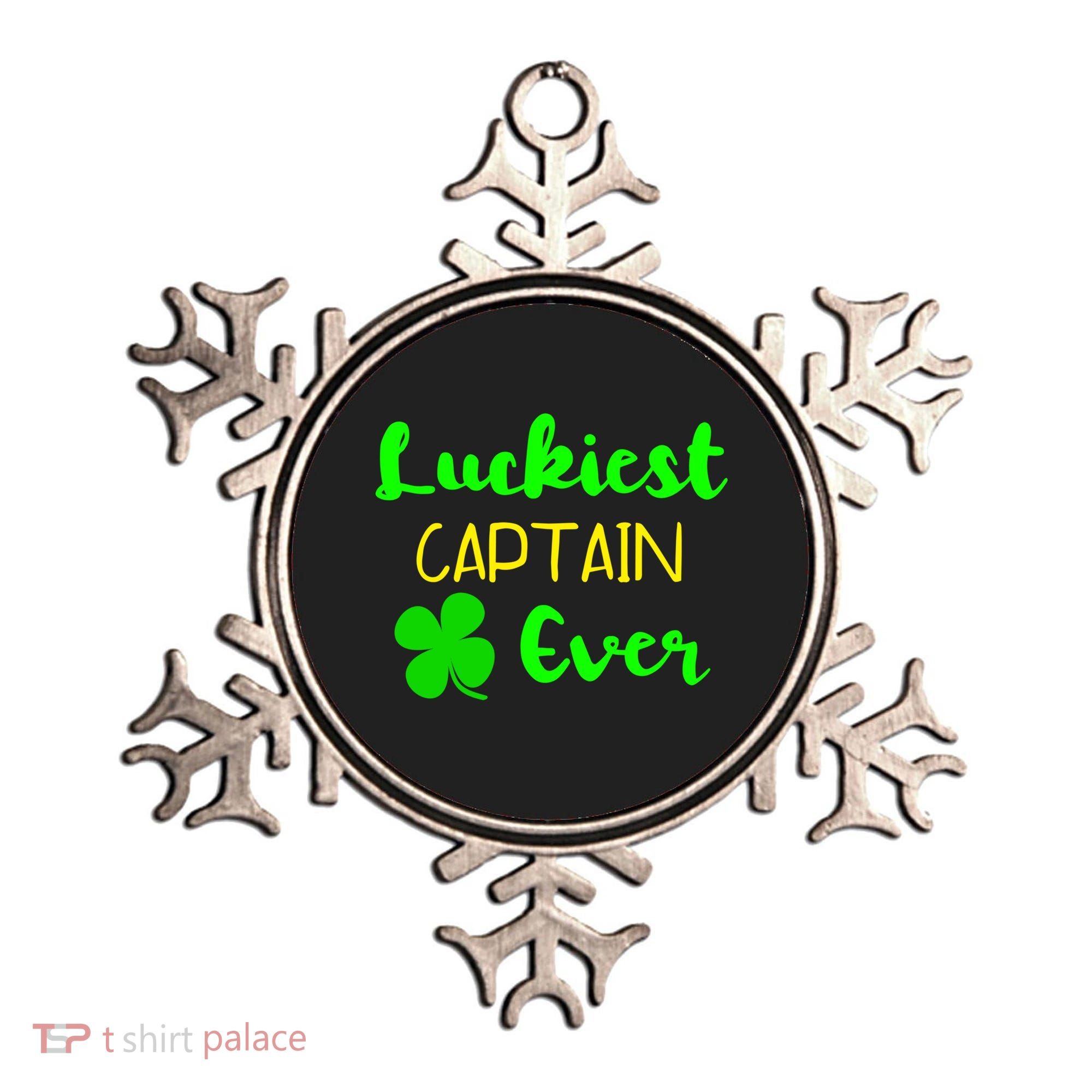 Luckiest Captain Ever St Patrick's Day Irish Boat Boating Cute Gift Ornament