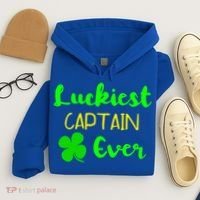 Luckiest Captain Ever St Patrick's Day Irish Boat Boating Cute Gift Hoodie thumb 4