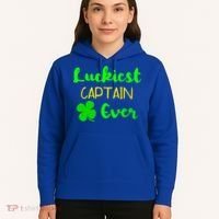 Luckiest Captain Ever St Patrick's Day Irish Boat Boating Cute Gift Hoodie thumb 5