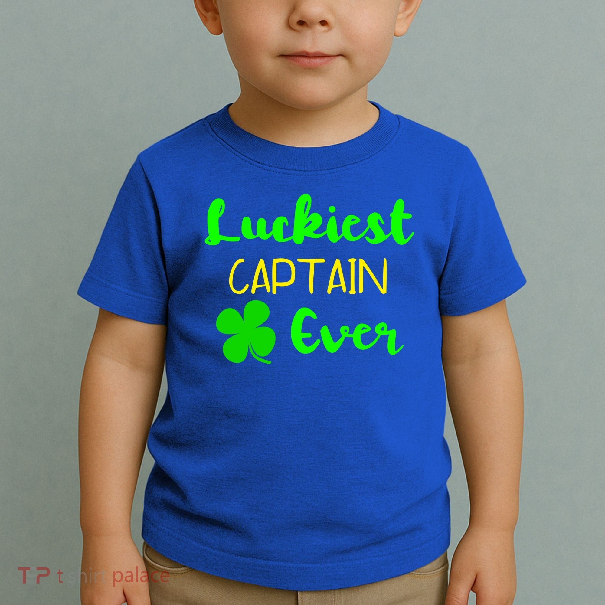 Luckiest Captain Ever St Patrick's Day Irish Boat Boating Cute Gift Toddler T-Shirt