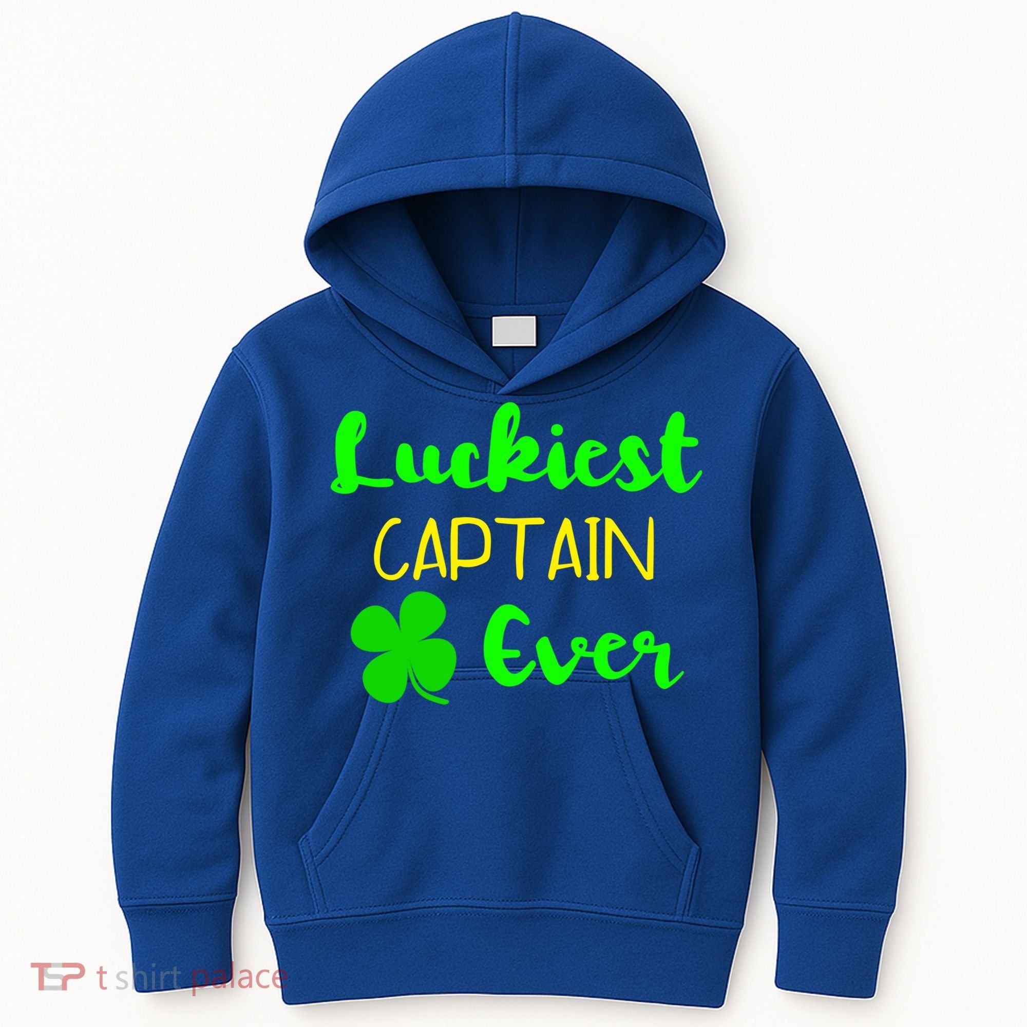 Luckiest Captain Ever St Patrick's Day Irish Boat Boating Cute Gift Kids Hoodie
