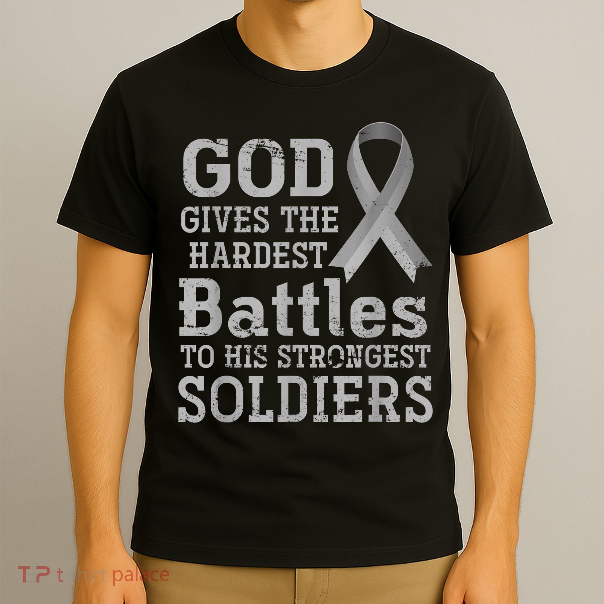 Lung Cancer Fighter Christian Lung Cancer Awareness T-Shirt