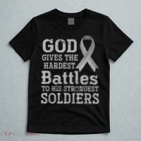 Lung Cancer Fighter Christian Lung Cancer Awareness T-Shirt thumb 5