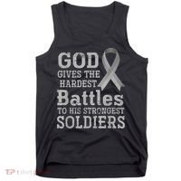 Lung Cancer Fighter Christian Lung Cancer Awareness Tank Top thumb 0