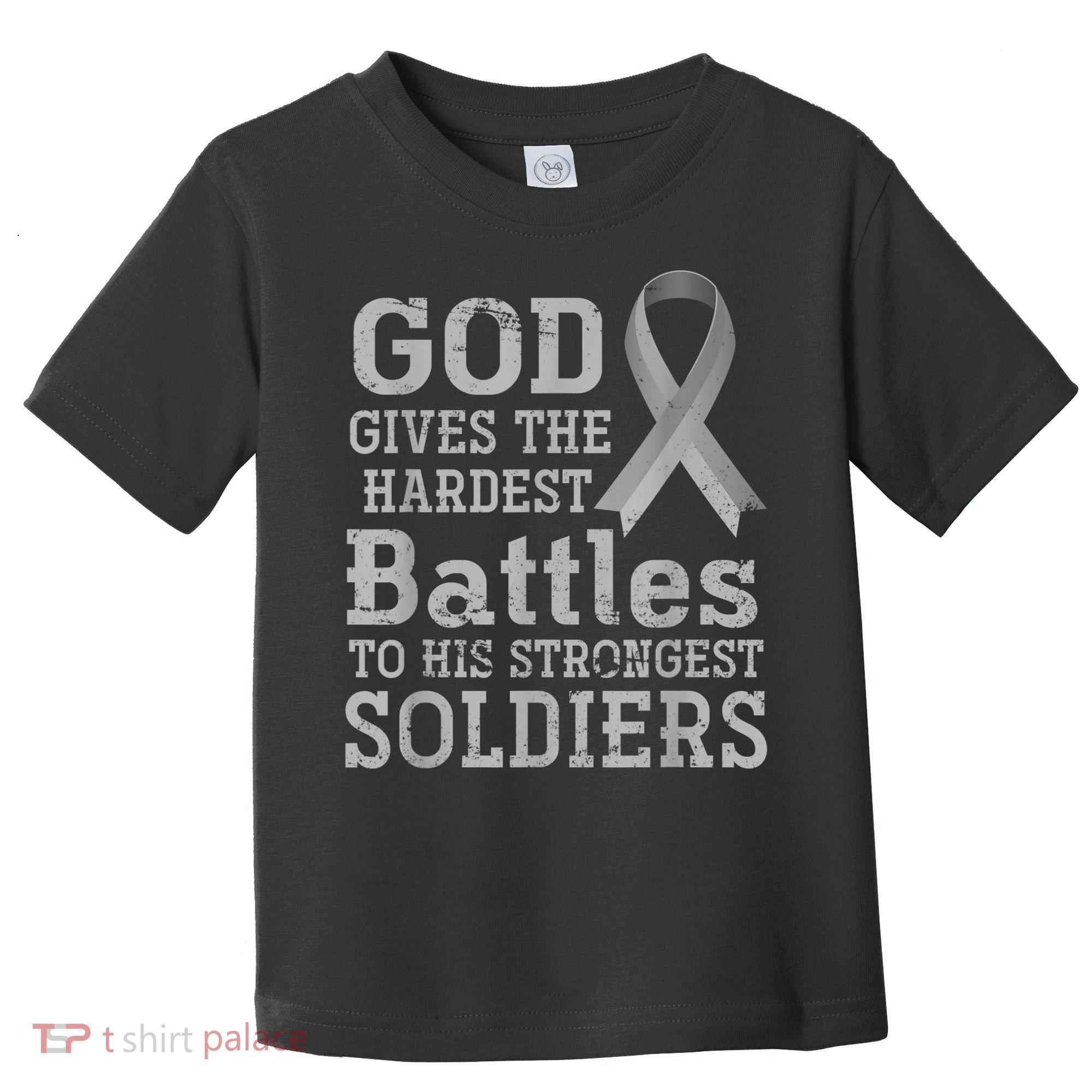 Lung Cancer Fighter Christian Lung Cancer Awareness Toddler T-Shirt