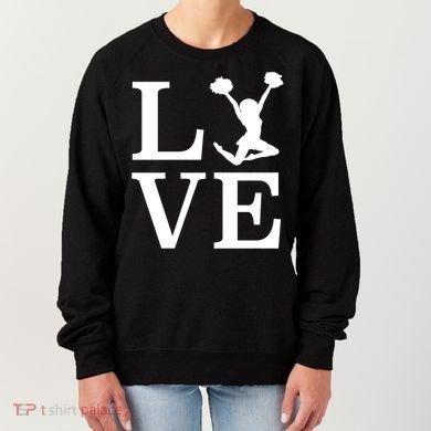 Love Cheer For Lover Cheerleader Women's Sweatshirt