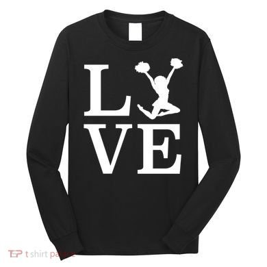 Love Cheer For Lover Cheerleader Long Sleeve Shirt