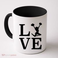 Love Cheer For Lover Cheerleader Coffee Mug thumb 0