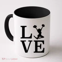 Love Cheer For Lover Cheerleader Coffee Mug thumb 0