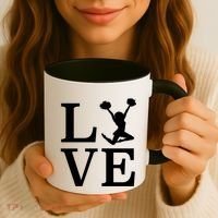 Love Cheer For Lover Cheerleader Coffee Mug thumb 3