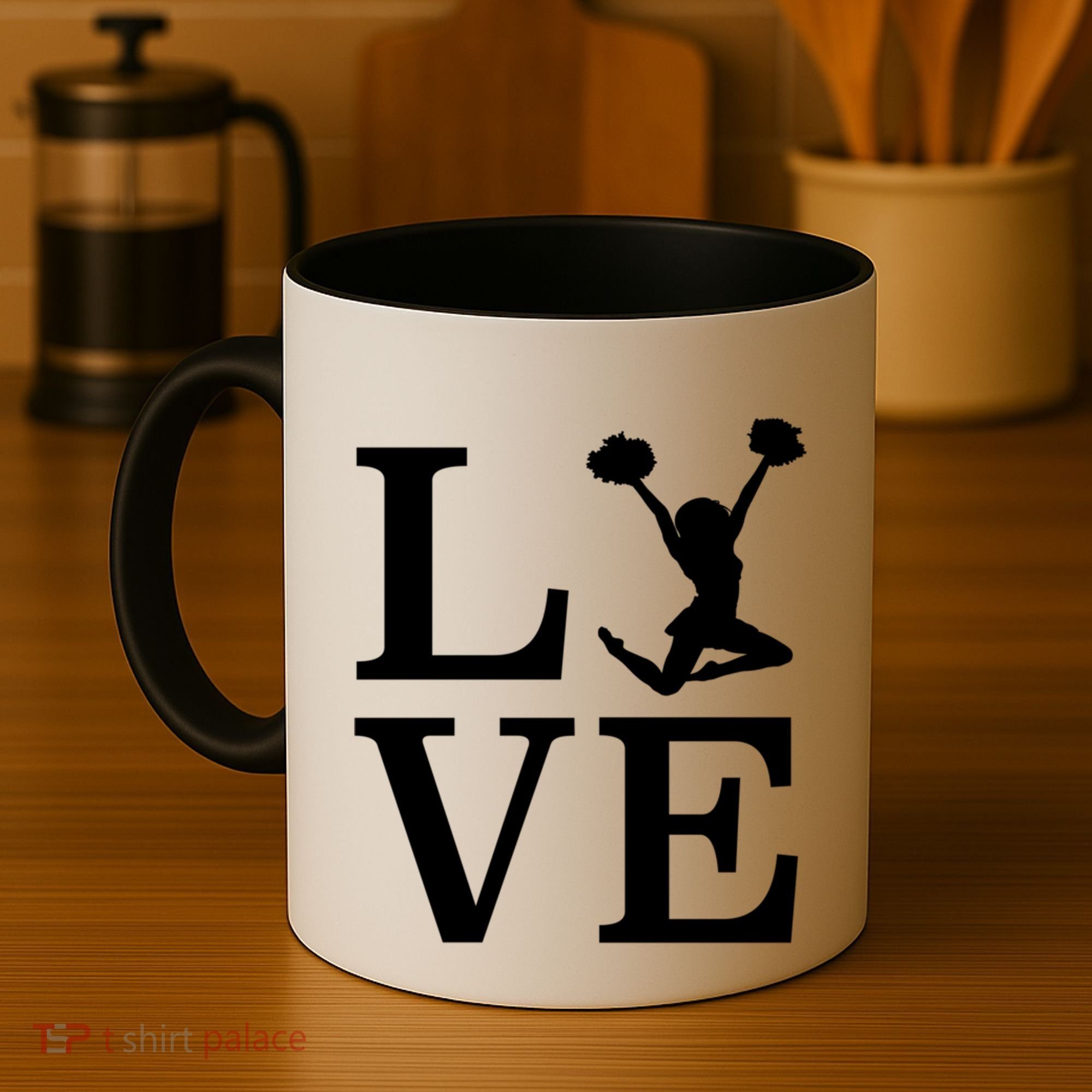 Love Cheer For Lover Cheerleader Coffee Mug