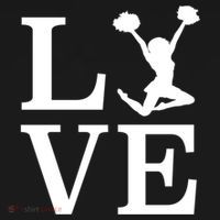 Love Cheer For Lover Cheerleader Womens Funnel Neck Pullover Hood thumb 2
