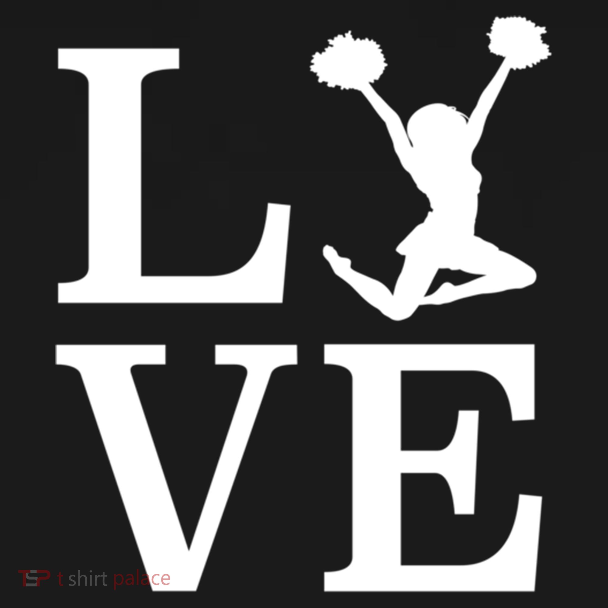 Love Cheer For Lover Cheerleader Womens Funnel Neck Pullover Hood