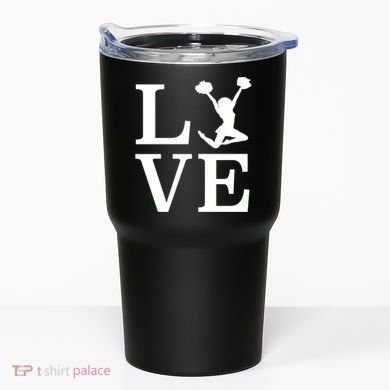 Love Cheer For Lover Cheerleader Tumbler