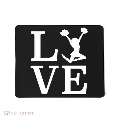Love Cheer For Lover Cheerleader Mousepad