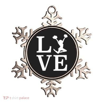 Love Cheer For Lover Cheerleader Ornament