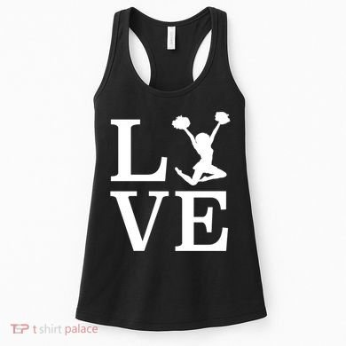 Love Cheer For Lover Cheerleader Women's Tank Top